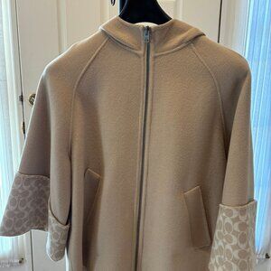 COACH Women's Wool Cape, Size: M/L